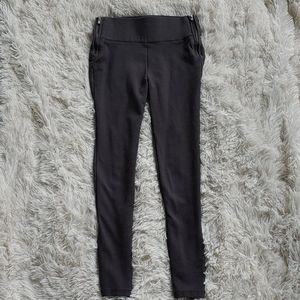 Grey Zipper Lounge Leggings